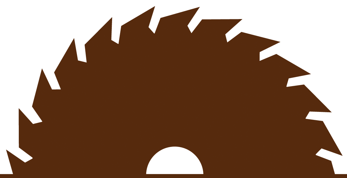 Uppercut Homes saw-blade logo icon