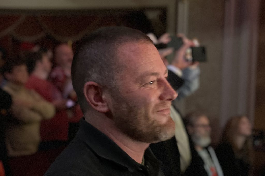 Uppercut Homes founder Ben Burney at an industry event